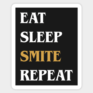 Eat Sleep Smite Repeat - Paladin RPG Sticker